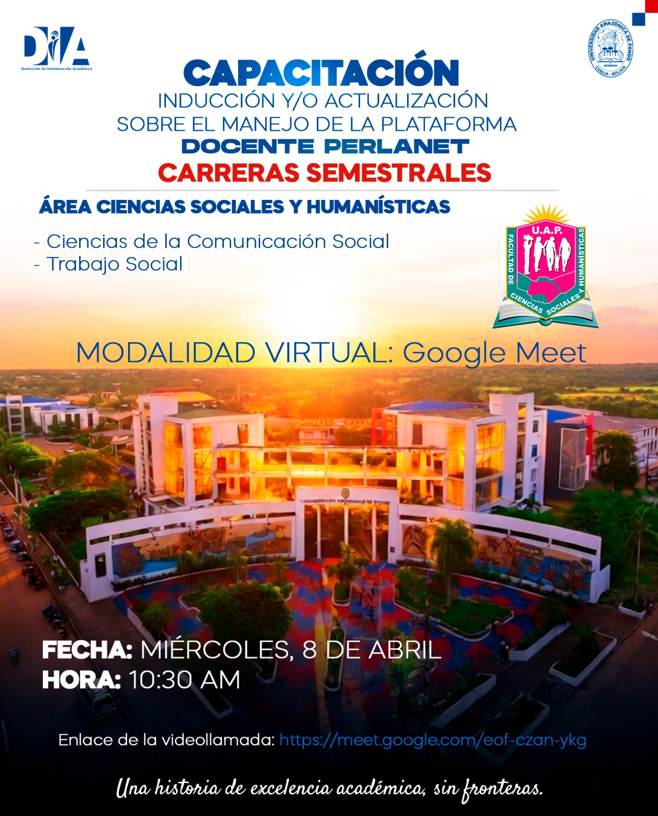 CAPACITACION INDUCCION Y/O ACTUALIZACION SOBRE EL MENEJO DE LA PLATAFORMA DOCENTE PERLANET